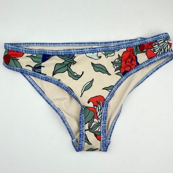 Tavik Jayden Beige Floral Print Bikini Bottom - Picture 5 of 7